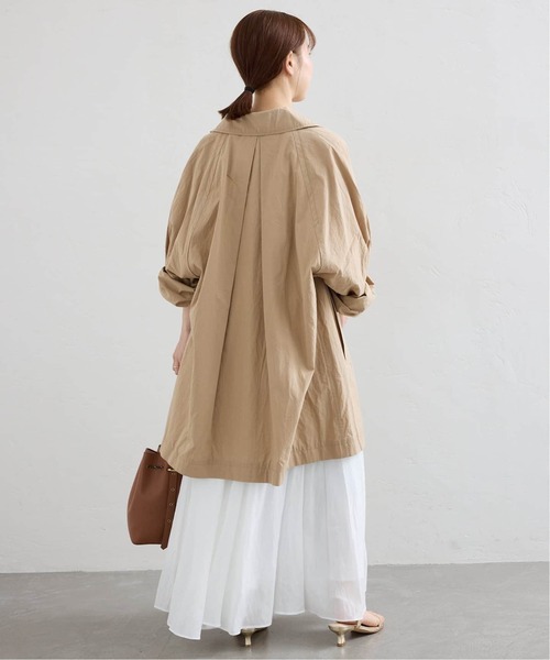 SLOBE IENA（スローブイエナ）の「《追加》コットンニュアンストレンチコート（トレンチコート・レディース・チャコールグレー/ベージュ・36/38）」の18枚目の写真
