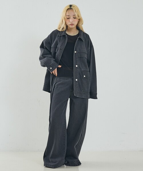 NOMINE（ノミネ）の「【セットアップ対応】オーバーサイズ デニム