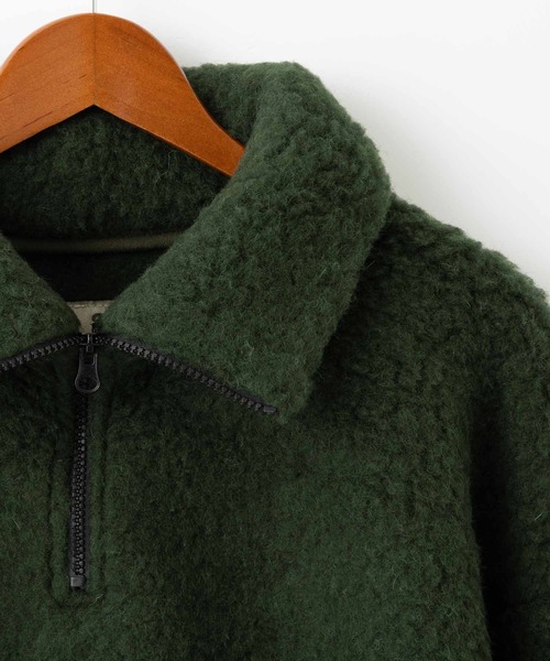 ABBEY MARKET(アビーマーケット)の「COLD BREAKER HALF-ZIP PULLOVER SIMPLY コールドブレイカー ハーフジッププルオーバー(ニット/セーター・レディース・ブラック・LARGE)」の5枚目の写真