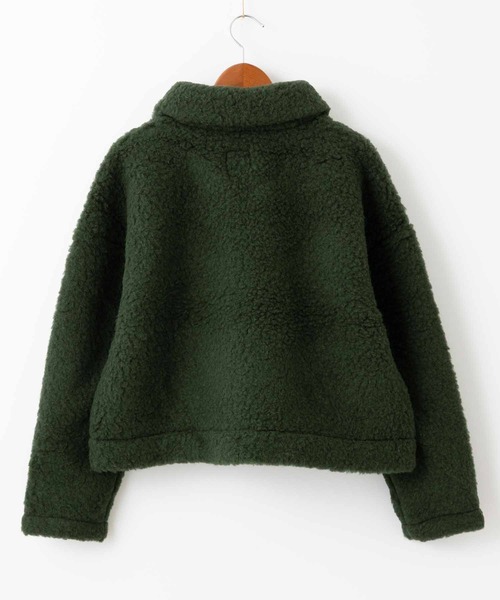 ABBEY MARKET(アビーマーケット)の「COLD BREAKER HALF-ZIP PULLOVER SIMPLY コールドブレイカー ハーフジッププルオーバー(ニット/セーター・レディース・ブラック・LARGE)」の6枚目の写真