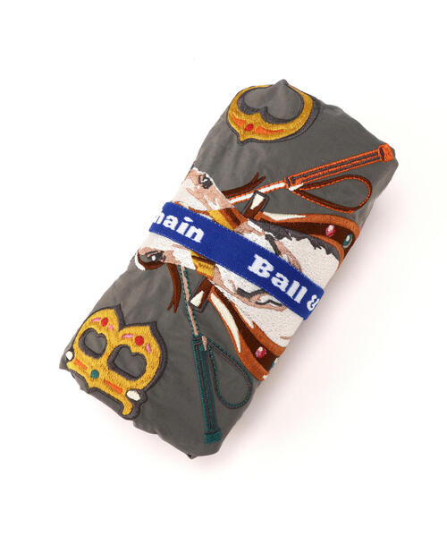 Ball&Chain（ボールアンドチェーン）の「Ball&Chain(ボールアンドチェーン) HORSESHOE/Mサイズ（エコバッグ/サブバッグ・レディース・グレー/オレンジ・F）」の11枚目の写真