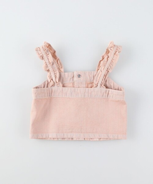 EDWIN（エドウィン）の「【Ou? by EDWIN】デニムビスチェ（ベスト・キッズ・ピンク/ブルー・150/140/130/120/110/100/90）」の7枚目の写真