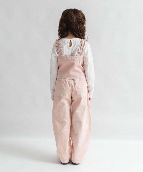 EDWIN（エドウィン）の「【Ou? by EDWIN】デニムビスチェ（ベスト・キッズ・ピンク/ブルー・150/140/130/120/110/100/90）」の13枚目の写真