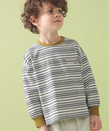 マルチボーダー ロングスリーブ Tシャツ 2026SS（100～140cm）
