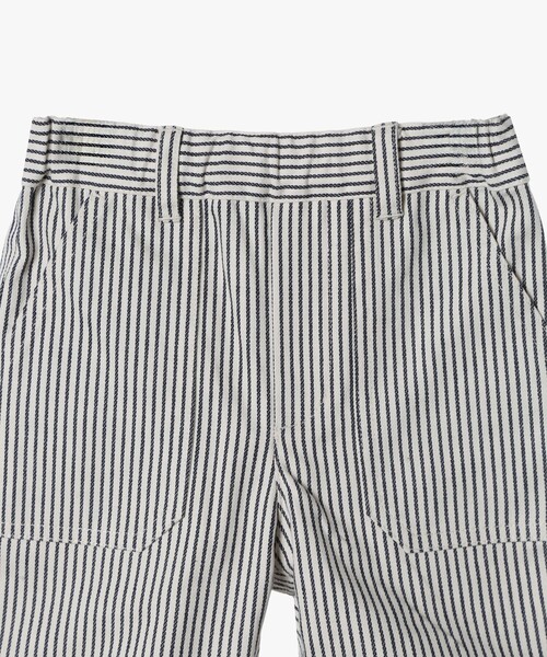 agnes b.（アニエスベー）の「ベビー ストライプ コットン ハーフ パンツ "Poches"（その他パンツ・キッズ・ネイビー・18M/2YEAR/1YEAR）」の3枚目の写真