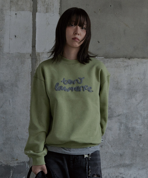 TONY LAWRENCE(トニーローレンス)の「ロゴブークル刺繍スウェットライトグリーン(スウェット・レディース・その他・SMALL/MEDIUM/LARGE)」の1枚目の写真