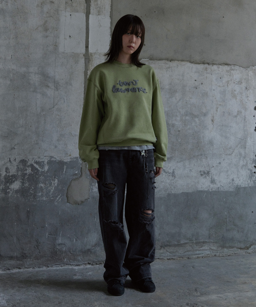 TONY LAWRENCE(トニーローレンス)の「ロゴブークル刺繍スウェットライトグリーン(スウェット・レディース・その他・SMALL/MEDIUM/LARGE)」の2枚目の写真