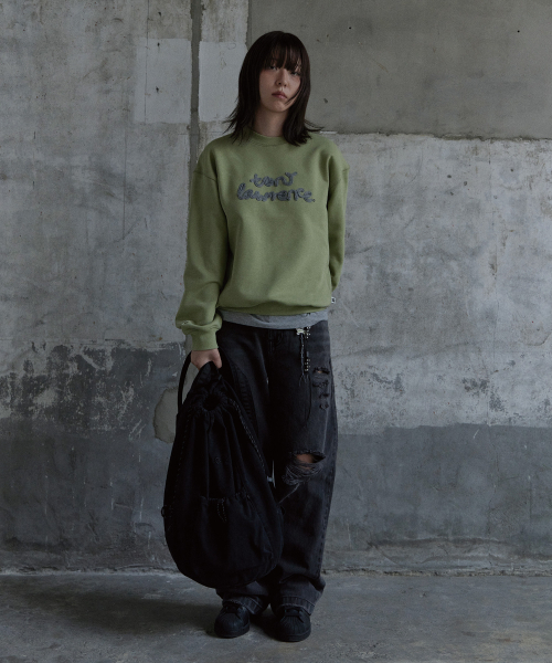 TONY LAWRENCE(トニーローレンス)の「ロゴブークル刺繍スウェットライトグリーン(スウェット・レディース・その他・SMALL/MEDIUM/LARGE)」の4枚目の写真