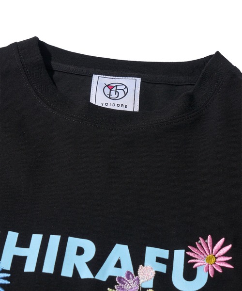 ADPOSION(アドポーション)の「【YOIDORE】酔っ払いフラワーTシャツ / 刺繍MIX グラフィックプリント クルーネックTシャツ(Tシャツ/カットソー・メンズ・ブラック/ライトグリーン/ホワイト・X-LARGE/LARGE/MEDIUM)」の10枚目の写真