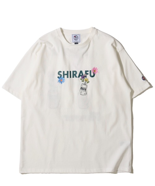 ADPOSION(アドポーション)の「【YOIDORE】酔っ払いフラワーTシャツ / 刺繍MIX グラフィックプリント クルーネックTシャツ(Tシャツ/カットソー・メンズ・ブラック/ライトグリーン/ホワイト・X-LARGE/LARGE/MEDIUM)」の5枚目の写真