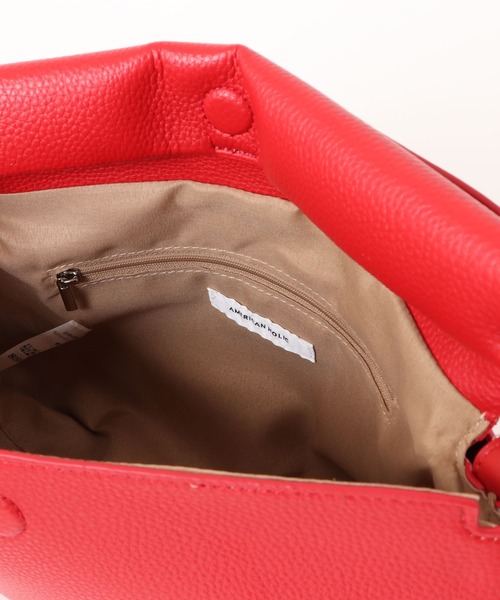 AMERICAN HOLIC（アメリカンホリック）の「2WAYワンハンドルフラップショルダー（ショルダーバッグ・レディース・レッド/ベージュ/ブラック・FREE）」の9枚目の写真