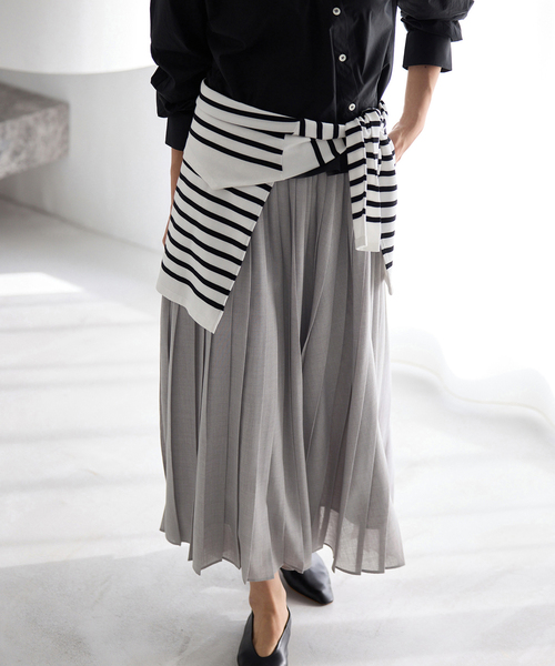 ボイルシアープリーツスカート（スカート）｜IENA（イエナ）の