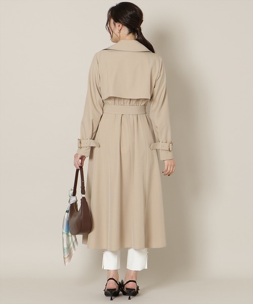 WILLSELECTION（ウィルセレクション）の「【Tulip Series】オリジナルフレアトレンチコート（トレンチコート・レディース・ピンク/ライトベージュ/ベージュ/ミント・MEDIUM/SMALL）」の13枚目の写真