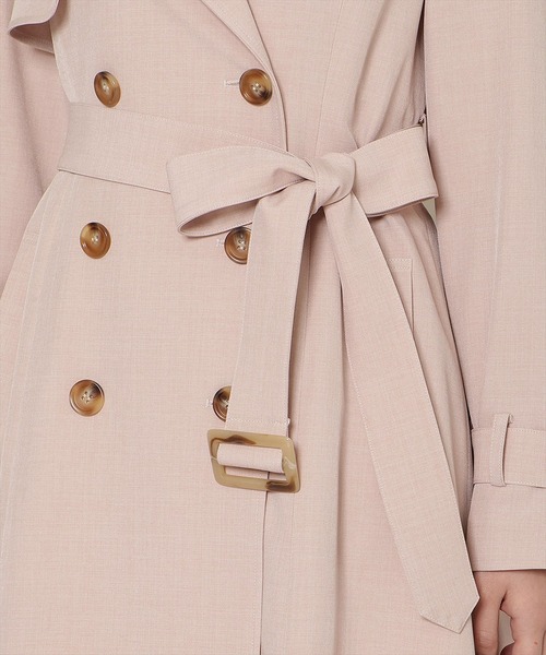 WILLSELECTION（ウィルセレクション）の「【Tulip Series】オリジナルフレアトレンチコート（トレンチコート・レディース・ピンク/ライトベージュ/ベージュ/ミント・MEDIUM/SMALL）」の21枚目の写真