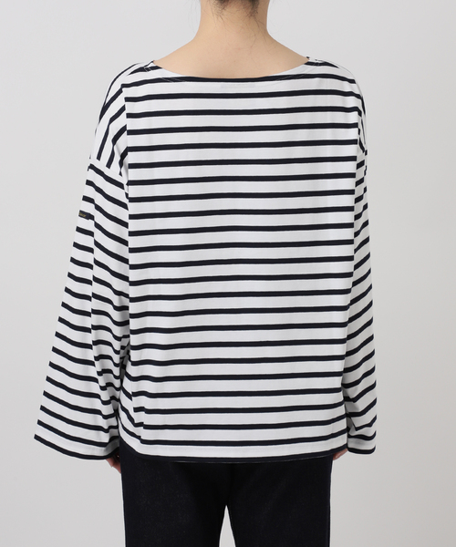 Le Minor（ルミノア）の「LE MINOR/ルミノア SLOBE別注 ビッグボーダロンTEE（Tシャツ/カットソー・レディース・ブラック/ネイビー/ピンク・FREE）」の13枚目の写真