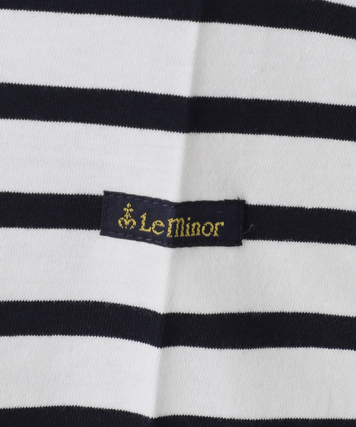 Le Minor（ルミノア）の「LE MINOR/ルミノア SLOBE別注 ビッグボーダロンTEE（Tシャツ/カットソー・レディース・ブラック/ネイビー/ピンク・FREE）」の17枚目の写真