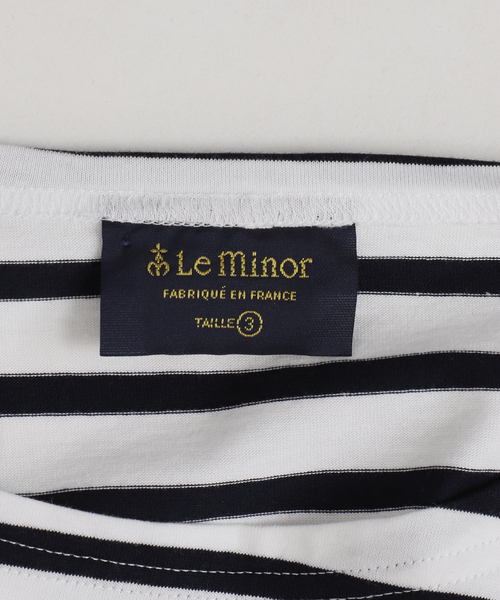 Le Minor（ルミノア）の「LE MINOR/ルミノア SLOBE別注 ビッグボーダロンTEE（Tシャツ/カットソー・レディース・ブラック/ネイビー/ピンク・FREE）」の18枚目の写真