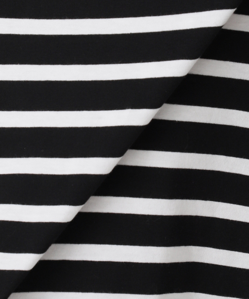 Le Minor（ルミノア）の「LE MINOR/ルミノア SLOBE別注 ビッグボーダロンTEE（Tシャツ/カットソー・レディース・ブラック/ネイビー/ピンク・FREE）」の21枚目の写真
