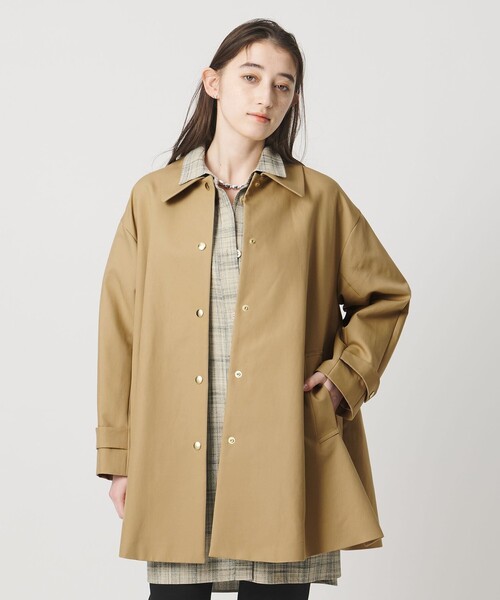 ユナイテッドアローズ　Aラインコート バイカラー リバー Aライン コート