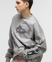 ILL'S（イルズ）の「GRAPHIC LONG SLEEVE TEE   グラフィックロングスリーブTシャツ プリント メンズ レディース ユニセックス（Tシャツ/カットソー）」