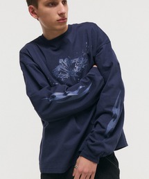 ILL'S（イルズ）の「GRAPHIC LONG SLEEVE TEE   グラフィックロングスリーブTシャツ プリント メンズ レディース ユニセックス（Tシャツ/カットソー）」