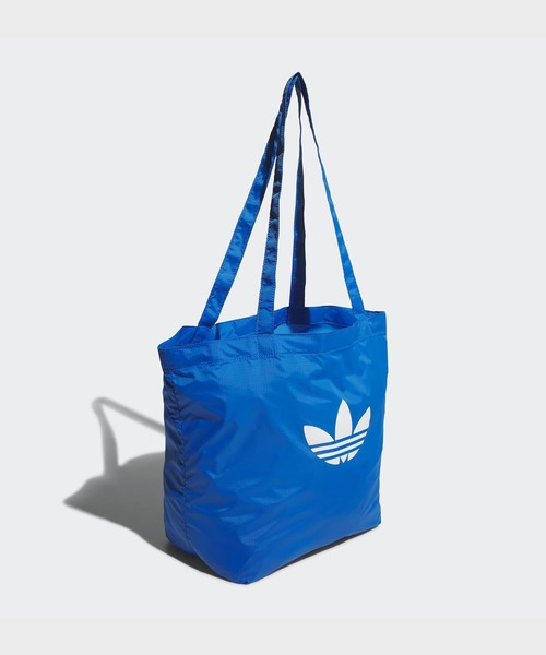adidas（アディダス）の「adidas/アディダス　HERI S HEAD EC BAG ポケッタブル エコバッグ 2026年 夏 夏服（エコバッグ/サブバッグ・メンズ・ブラック/ブルー・FREE）」の8枚目の写真