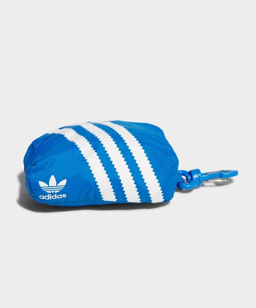 adidas（アディダス）の「adidas/アディダス　HERI S HEAD EC BAG ポケッタブル エコバッグ 2026年 夏 夏服（エコバッグ/サブバッグ・メンズ・ブラック/ブルー・FREE）」の12枚目の写真