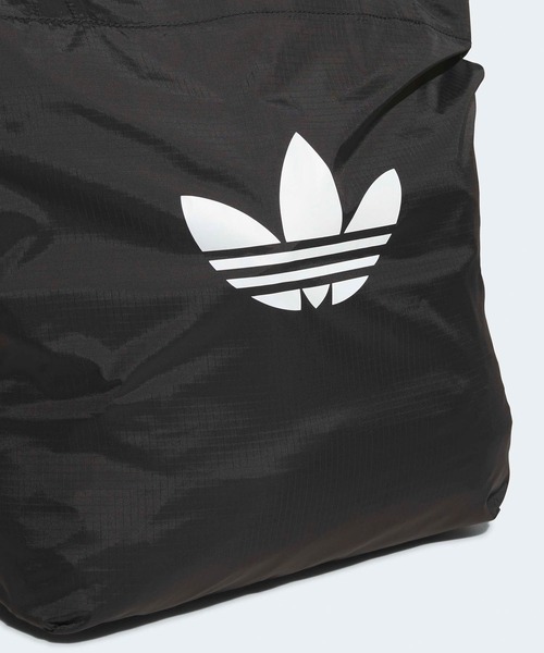 adidas（アディダス）の「adidas/アディダス　HERI S HEAD EC BAG ポケッタブル エコバッグ 2026年 夏 夏服（エコバッグ/サブバッグ・メンズ・ブラック/ブルー・FREE）」の6枚目の写真