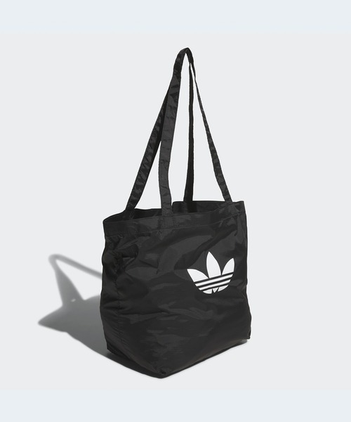 adidas（アディダス）の「adidas/アディダス　HERI S HEAD EC BAG ポケッタブル エコバッグ 2026年 夏 夏服（エコバッグ/サブバッグ・メンズ・ブラック/ブルー・FREE）」の3枚目の写真