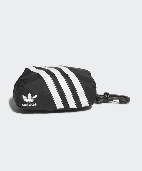 adidas（アディダス）の「adidas/アディダス　HERI S HEAD EC BAG ポケッタブル エコバッグ 2026年 夏 夏服（エコバッグ/サブバッグ・メンズ・ブラック/ブルー・FREE）」の7枚目の写真