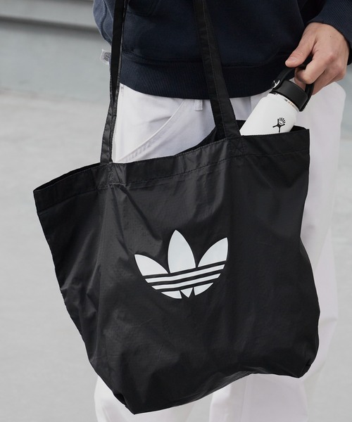 adidas（アディダス）の「adidas/アディダス　HERI S HEAD EC BAG ポケッタブル エコバッグ 2026年 夏 夏服（エコバッグ/サブバッグ・メンズ・ブラック/ブルー・FREE）」の22枚目の写真