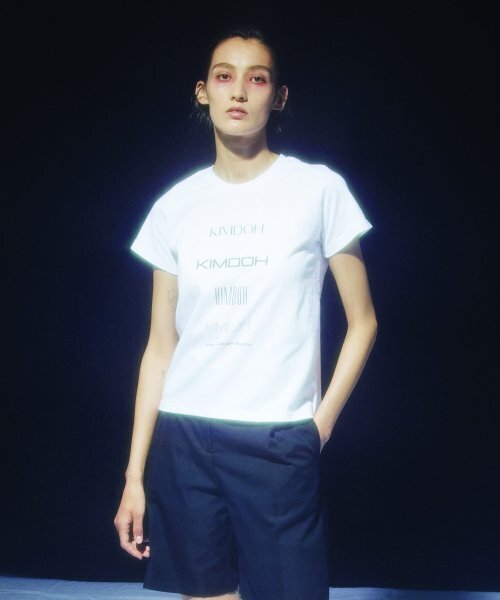 KIMDOH（キムド）の「CLASSIC LOGO TOP WHITE（Tシャツ/カットソー・レディース・ホワイト・FREE）」の2枚目の写真
