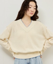 ADAM ET ROPE'｜アダムエロペのニット/セーター（ホワイト/白色系