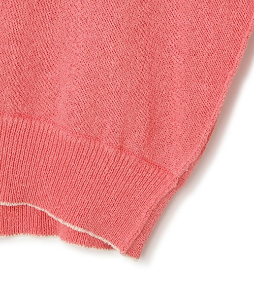 ADAM ET ROPE'（アダムエロペ）の「ペーパーヤーンプルオーバー（ニット/セーター・レディース・オフホワイト/ブラック/ピンク・FREE）」の21枚目の写真