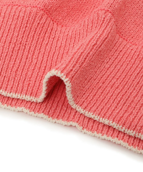 ADAM ET ROPE'（アダムエロペ）の「ペーパーヤーンプルオーバー（ニット/セーター・レディース・オフホワイト/ブラック/ピンク・FREE）」の22枚目の写真