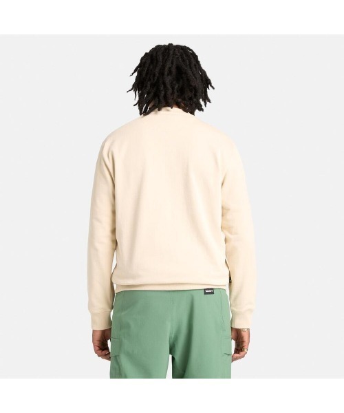 Timberland(ティンバーランド)の「エスタブリッシュド 1973 クルーネック スウェットシャツ メンズ(スウェット・メンズ・ライトベージュ・XX-LARGE/X-LARGE/MEDIUM/LARGE)」の4枚目の写真