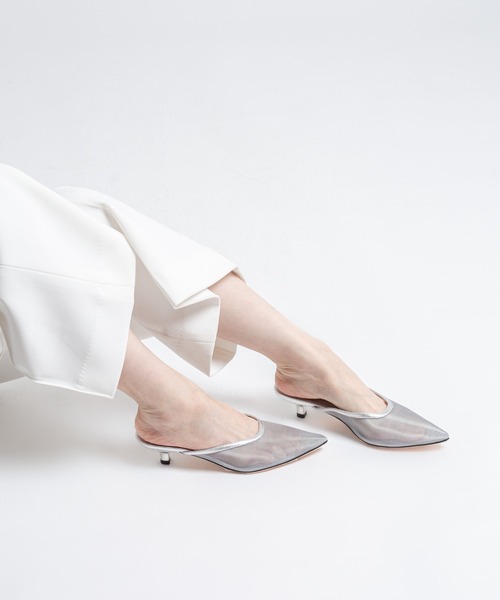 Rivel(リヴェル)の「【Mollini/モリーニ】メッシュパンプス ミュールサンダル(サンダル・レディース・シルバー/ブラック/ベージュ・37/36/38)」の20枚目の写真