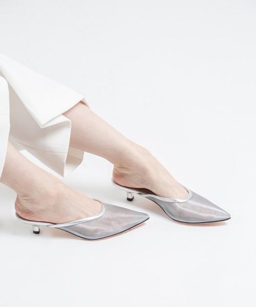 Rivel(リヴェル)の「【Mollini/モリーニ】メッシュパンプス ミュールサンダル(サンダル・レディース・シルバー/ブラック/ベージュ・37/36/38)」の21枚目の写真