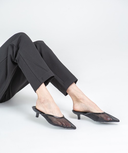 Rivel(リヴェル)の「【Mollini/モリーニ】メッシュパンプス ミュールサンダル(サンダル・レディース・シルバー/ブラック/ベージュ・37/36/38)」の7枚目の写真