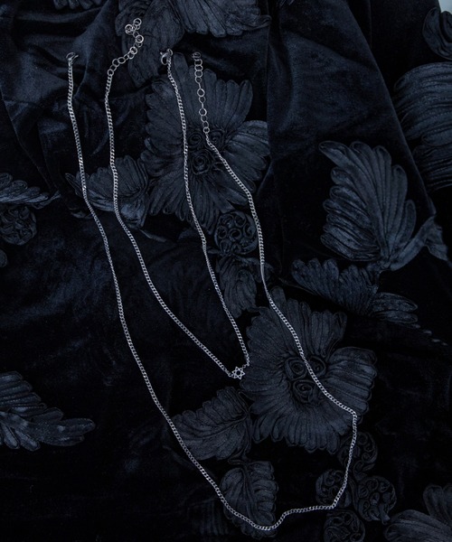 VACANCY(ヴァカンシー)の「スターモチーフ2連チェーンネックレス/取り外し可能(ネックレス・レディース・シルバー/ゴールド・FREE)」の5枚目の写真