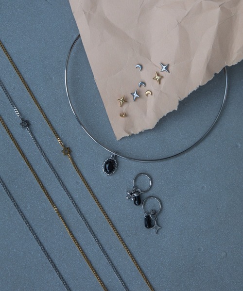 VACANCY(ヴァカンシー)の「スターモチーフ2連チェーンネックレス/取り外し可能(ネックレス・レディース・シルバー/ゴールド・FREE)」の3枚目の写真