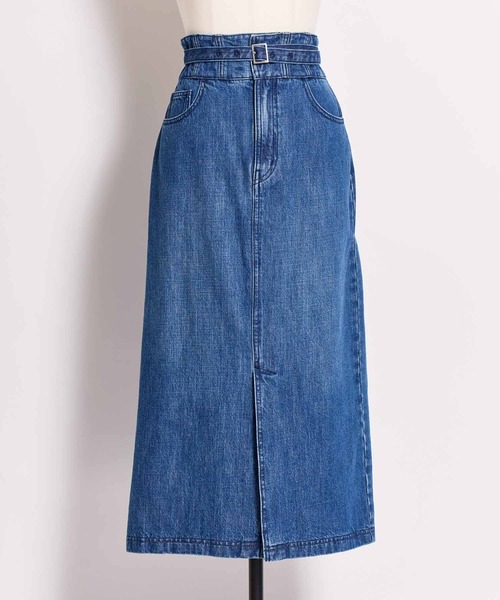 NOELA（ノエラ）の「デニムペンシルスカート（デニムスカート・レディース・インディゴブルー/ダークインディゴブルー・S/M）」の8枚目の写真