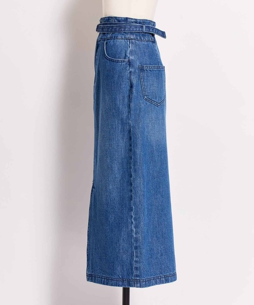 NOELA（ノエラ）の「デニムペンシルスカート（デニムスカート・レディース・インディゴブルー/ダークインディゴブルー・S/M）」の7枚目の写真