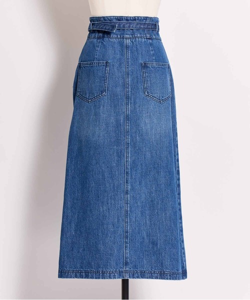 NOELA（ノエラ）の「デニムペンシルスカート（デニムスカート・レディース・インディゴブルー/ダークインディゴブルー・S/M）」の6枚目の写真