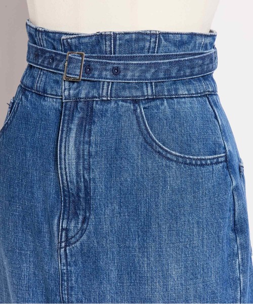 NOELA（ノエラ）の「デニムペンシルスカート（デニムスカート・レディース・インディゴブルー/ダークインディゴブルー・S/M）」の5枚目の写真