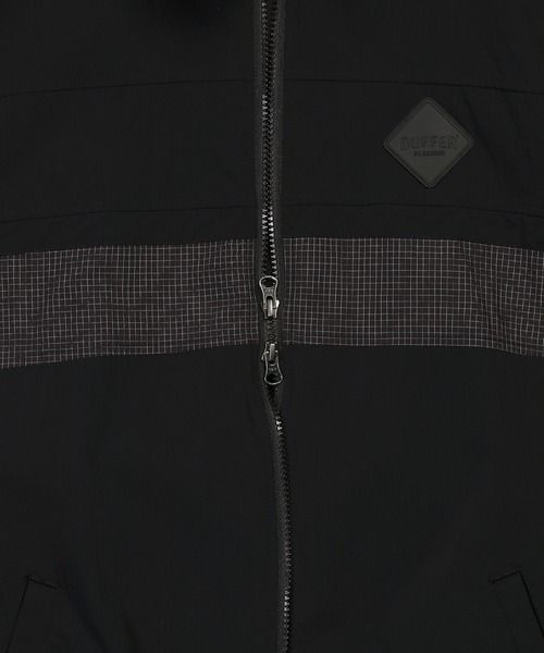 The DUFFER of ST.GEORGE(ザダファーオブセントジョージ)の「〔BLACK LABEL〕CORDURA RIPSTOP STAND BZ:セットアップ対応 コーデュラ リップストップ スタンドブルゾン(ナイロンジャケット・メンズ・ブラック・X-LARGE/LARGE/MEDIUM/SMALL)」の13枚目の写真