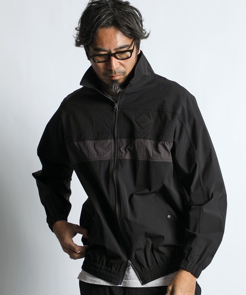 The DUFFER of ST.GEORGE(ザダファーオブセントジョージ)の「〔BLACK LABEL〕CORDURA RIPSTOP STAND BZ:セットアップ対応 コーデュラ リップストップ スタンドブルゾン(ナイロンジャケット・メンズ・ブラック・X-LARGE/LARGE/MEDIUM/SMALL)」の6枚目の写真