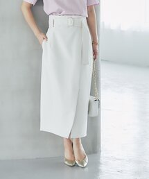 La boutique BonBon | 【オフィスで差がつく】ベルト付きナロースカート(スカート)