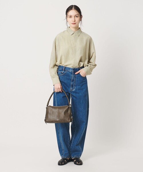 BEAUTY&YOUTH UNITED ARROWS（ビューティーアンドユースユナイテッドアローズ）の「【WEB限定】ストライプ レギュラーシャツ（シャツ/ブラウス・レディース・ライトブルー/ベージュ/ネイビー・FREE）」の14枚目の写真