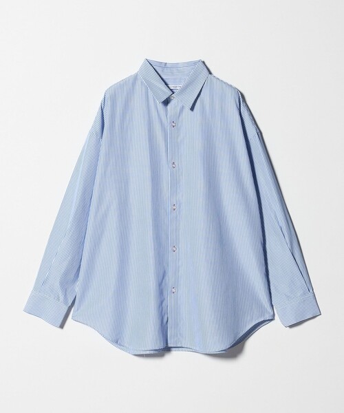 BEAUTY&YOUTH UNITED ARROWS（ビューティーアンドユースユナイテッドアローズ）の「【WEB限定】ストライプ レギュラーシャツ（シャツ/ブラウス・レディース・ライトブルー/ベージュ/ネイビー・FREE）」の18枚目の写真